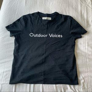 Outdoor Voices black tee